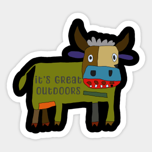 It’s great outdoors Sticker